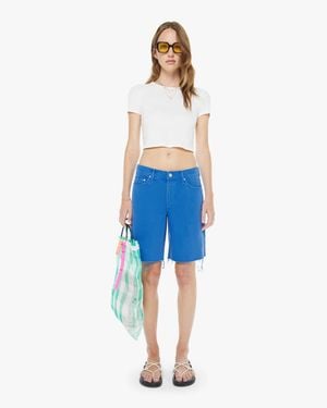 Mother The Down Low Undercover Shorts Daphne - Blue
