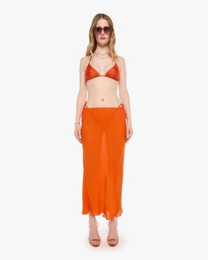 SPRWMN Lara Midi Skirt - Orange