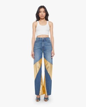 Mother The Spiral Saloon Heel Good As Jeans - Blue