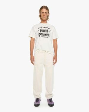 Mother The Bees Knees Duke Utility Natural Selection Pants - White
