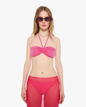 SPRWMN Twist Bandeau Rose Shirt - Red