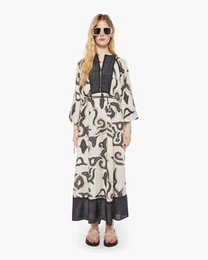 Maria Cher Joseph Long Dress Alvarado - White