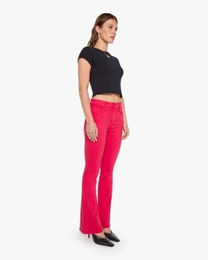 Mother The Weekender Virtual Trousers - Red