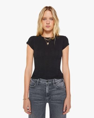 Mother The Itty Bitty Ringer T-Shirt - Black