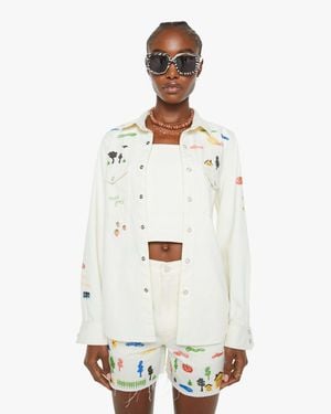 Mother All My Exes No Rainbows Without Rain Shirt - White