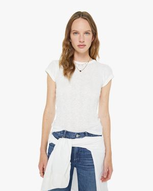 Mother The Itty Bitty Ringer Fluff T-Shirt - White