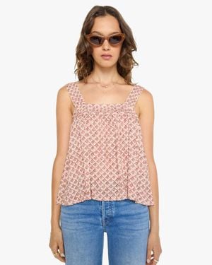 Natalie Martin Jasmine Top Scallop Blush - Blue