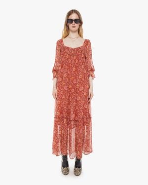 Alix Of Bohemia Ember Dress Lilium Sunset - Red