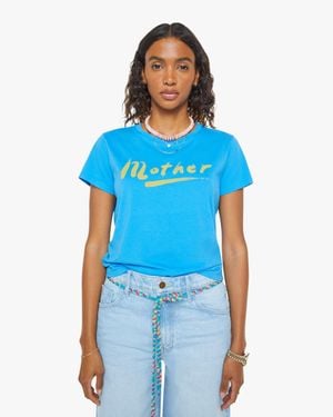Mother The Lil Goodie Signature T-Shirt - Blue
