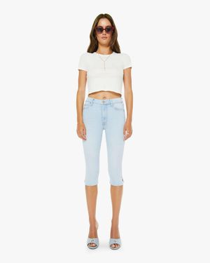 Mother The Stunner Zip Bunny Snip Melt - White