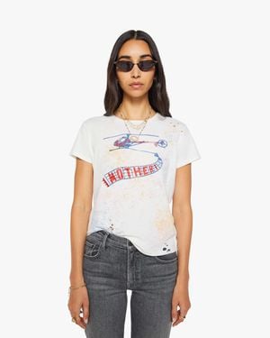 Mother The Lil Goodie Helicopter T-Shirt - White