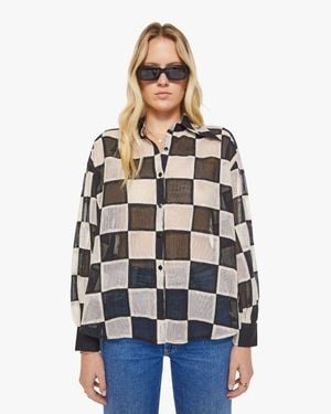 Alix Of Bohemia Emery Shirt Harlequin - White