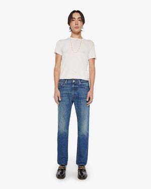 Mother The Mega Neat I'Ll Have My Usual Jeans - Blue