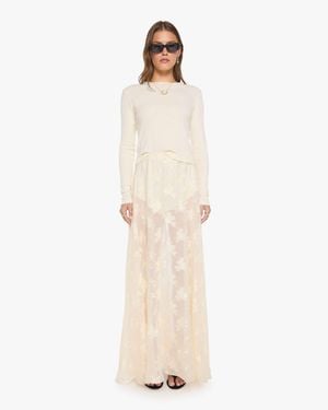Mother The Smitten Maxi Skirt Summer Melon - Natural