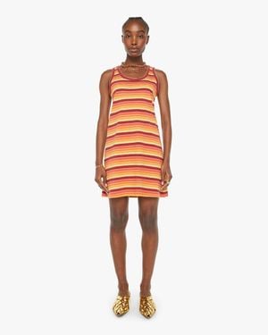 Mother The Swing Tank Top Dress Fire - Orange