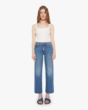 Mother The Mid Rise Rambler Zip Ankle Tambourine Jeans - Blue