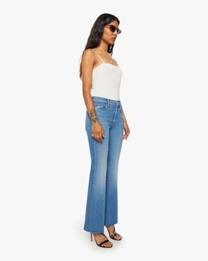 Mother Petites The Lil Weekender Piece By Jeans - Blue