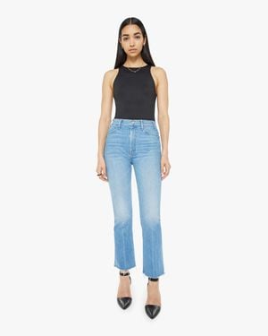 Mother The Hustler Ankle Fray No Offense, But. Jeans - Blue