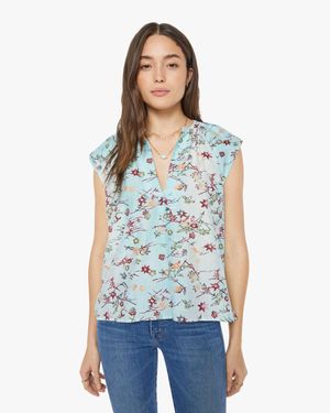 Maria Cher Keyla Top Forest - White