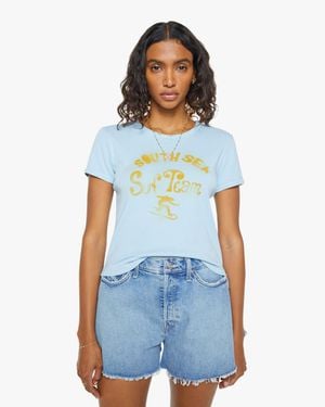 Mother The Itty Bitty Ringer Surf Team T-Shirt - Blue