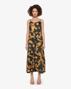 La Prestic Ouiston Petula Dress Roseraie Noir - Metallic