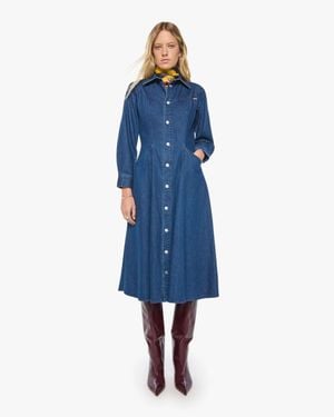 Mother The Honour Roll Western Dress Hey Batter - Blue