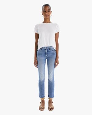 Mother The Mid Rise Dazzler Ankle - Blue