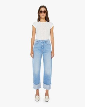 Mother The Half-Pipe Ankle Cuff Fray Last Bite - Blue