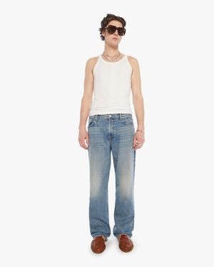 Mother The Big Shot Knuckle Down Jeans - Blue
