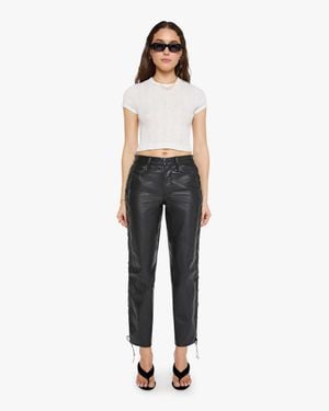 Mother The Lace Up Zip Hiker Hover Trousers - White