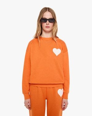 SPRWMN Heart Sweatshirt - Orange