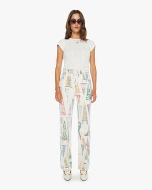 Mother The Maven Sneak Pep Rally Pants - White