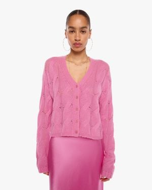 SABLYN Jolie Cable Cardigan Dahlia Shirt - Pink