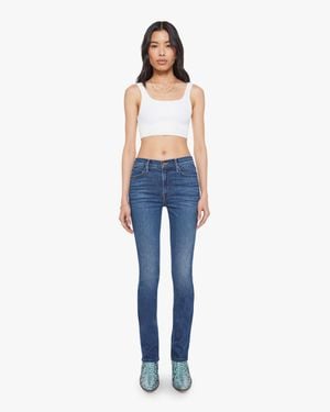 Mother The Rascal Skimp Shine On Jeans - Blue