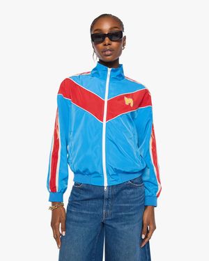 Mother The Glossy Letterman Jacket Lightning Speed - Blue