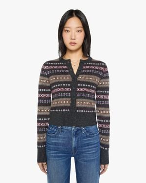 SABLYN Aline Cardigan Asphalt Heather Multi Shirt - Blue