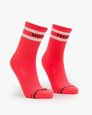 Mother Baby Steps Mf/ Socks - Red