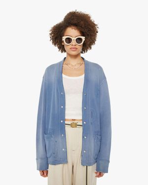 Dr. Collectors Surfriders Cardigan Bleu De Travail - Blue