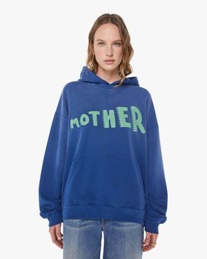 Mother The Oversized Hoodie Smoke - Blue