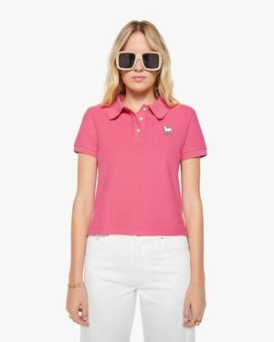 Mother The Split S/S Match Honeysuckle Shirt - Pink