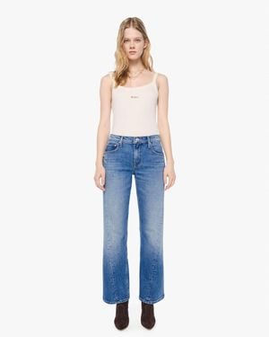 Mother Petites The Lil Bookie Twist Skimp Just An Animal Jeans - Blue