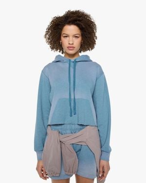 Ghost Forest Surf Club Cropped Coastie Pacific Northwest Shirt - Blue