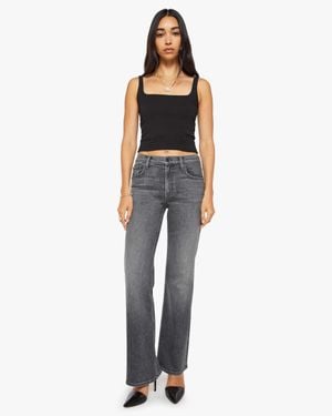 Mother The Bookie Sneak Dainty And Dangerous Jeans - Grey
