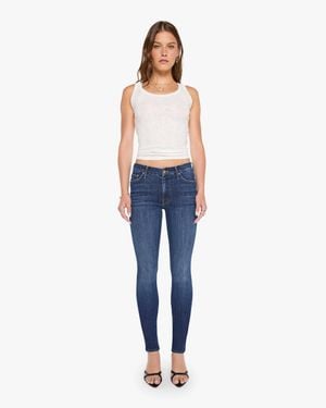 Mother The Down Low Looker Hover Backstage Pass Jeans - Blue