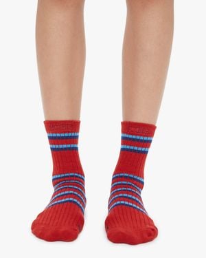 Mother The Half Step Sole Mate Socks - Red