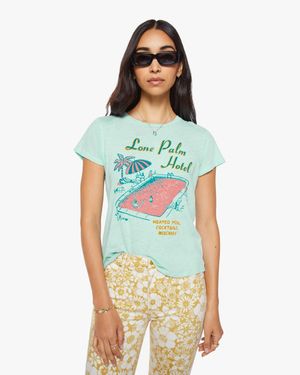 Mother The Lil Sinful Lone Palm T-Shirt - Blue