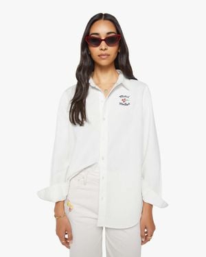 Mother Merci X The Bestie Office Hours Shirt - White