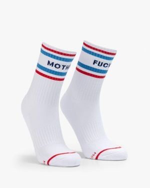 Mother Baby Steps Mf Socks - Blue