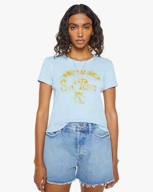 Mother The Itty Bitty Ringer Surf Team T-Shirt - Blue