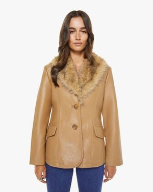 Mother The Hot Under Collar Fast Talker Jacket - Natural